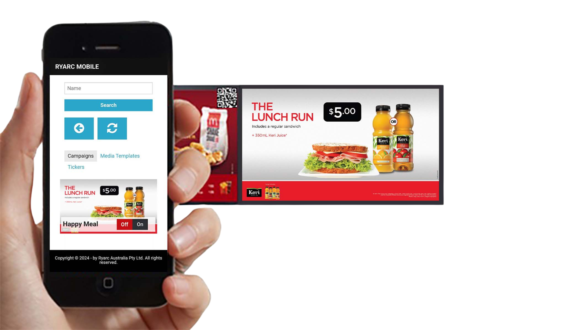 Digital Signage Industry Application RYARC